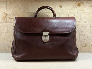 Vintage BALLY Leather Briefcase - Picture 1 of 11