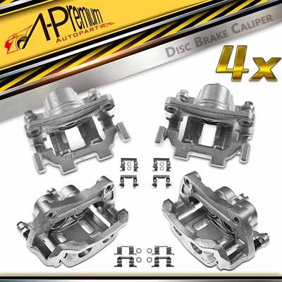 Pinza de freno 4 piezas con soporte delantero y trasero para Infiniti G25 M35 Q40 Nissan 370Z Foto 1 de 4