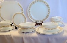 Vintage Corelle Butterfly Gold ~ 16 Pieces ~ Dinnerware Lot