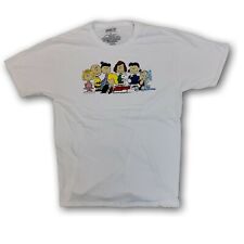 Peanuts Men's White Short Sleeve T-shirt 