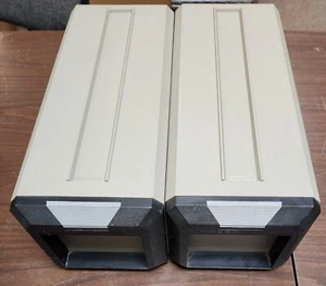 Lot of 2 / Posso Media Box Storage System 13 Compact Discs CD Storage Case-Used - Picture 1 of 2