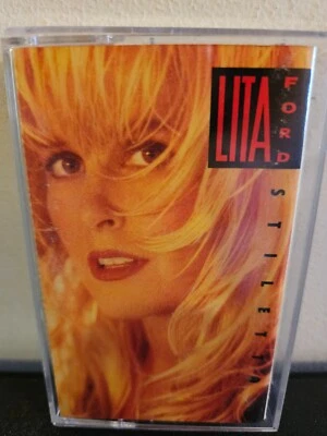 LITA FORD Stiletto 1990 CASSETTE TAPE GLAM/HAIR METAL HARD ROCK CLASSIC - Image 1 of 4