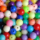 Round Acrylic Plastic Loose Beads Lot 6mm 8mm 10mm 12mm 14mm 16mm 18mm 20mm