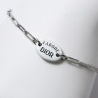 Christian Dior J'Adore Logo Plate Bracelet Accessory Brand Vintage Clothing Used