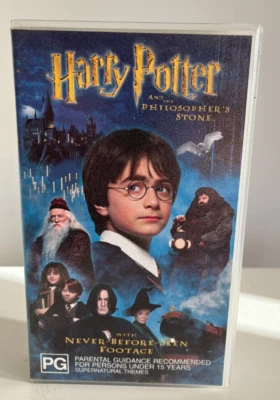 Harry Potter and The Philosopher's Stone  VHS (2001) PAL Free Postage - Image 1 of 4