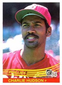 #448 Charlie Hudson - Philadelphia Phillies - 1984 Donruss Baseball