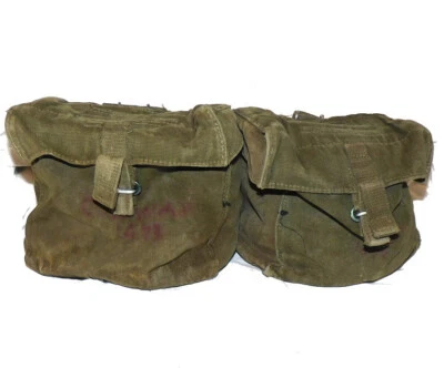 Britische Armee Koppeltasche Ausrüstungstasche M58 Webbing Kidney Pouches Tasche - Bild 1 von 4