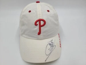 Philadelphia Phillies Twins Enterprise Autographed Signed Strapback Hat Cap MLB - Picture 1 of 19