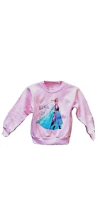 Disney Parks Frozen Anna & Elsa Pullover Sweatshirt - Sz 5/6 - Picture 1 of 1