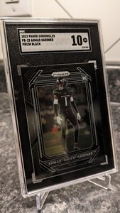 2022 Panini Chronicles - Prizm Black Silver PB-22 Ahmad Gardner RC POP 21 SGC 10