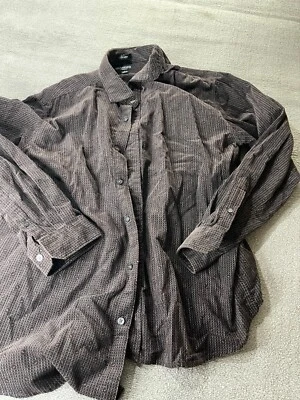 Brandini Button Up Shirt Mens Large Purple Button Up Long Sleeve - Image 1 of 4