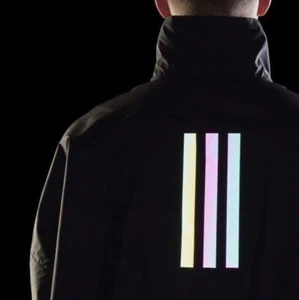 ADIDAS MY SHELTER BLACK PARLEY MEN’S WIND RAIN JACKET BNWT SIZE MEDIUM - Picture 1 of 4