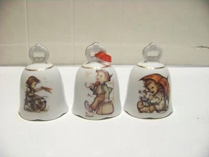 De colección 3 MJ HUMMEL Campanas Adornos Paraguas Niña Feliz Vagabundo Adiós - Imagen 1 de 6