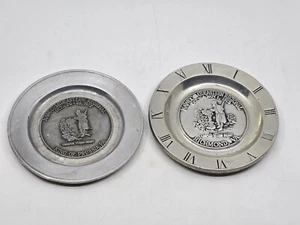 Vtg 70s NAWCC Mideastern Regional King of Prussia PA Richmond VA 6" Pewter Plate - Picture 1 of 6