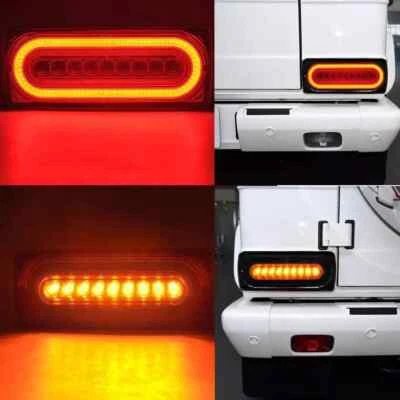 Luz trasera LED dinámica ahumada para Mercedes Benz Clase G W463 G500 G55 G550 AMG Foto 1 de 4
