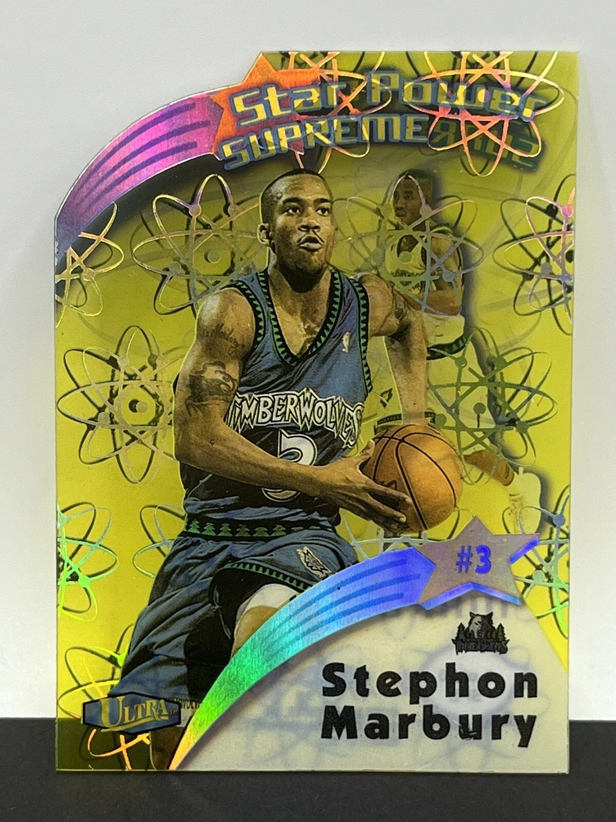 1997-98 Fleer Ultra Stephon Marbury Star Power Supreme SP #5 Nets Timberwolves