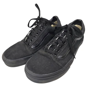 Vans Off The Wall Old Skool Men Shoes Size 8 Sole HF Low Canvas All Black 721565 - Picture 1 of 14