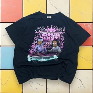 Outkast ATLiens Album Graphic T-Shirt XXL Black Rap Hip Hop Tee 2000s Y2K Mens - Picture 1 of 9