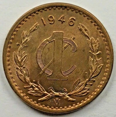 México 1946 1 centavo BU KM 415 (M751) Foto 1 de 2