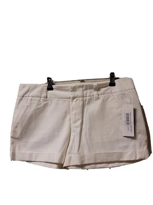 French Connection Cuffed White Short Size 8 — 第 1/4 张图片