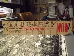 De colección Novedad Peter Meter 12" Regla de Madera Mordaza Sexual Regalo Divertido Despedida de Soltero En muy buena condición - Imagen 1 de 10