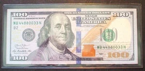2013  - $100. New York Federal Reserve Note - MB 44880033 N 💥💥💥💥💥💥💥💥💥💥 - Picture 1 of 2