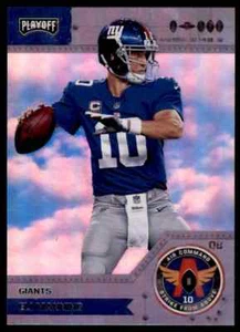 2018 Playoff Air Command Strike desde arriba Eli Manning New York Giants #7 inserto - Imagen 1 de 2