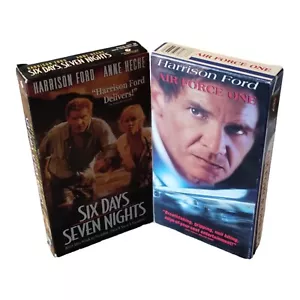 VHS TAPES LOT OF 2 six days seven nights air force one HARRISON FORD - Picture 1 of 8