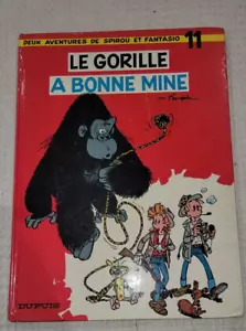 BD aventures de Spirou et Fantasio 11 Dupuis 1977 le gorille à bonne mine - Imagen 1 de 9