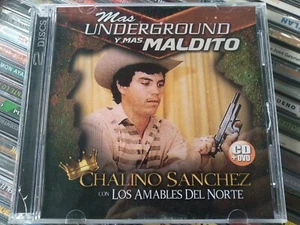 CD-📀-Chalino Sanchez-Con Los Amables del Norte-Undeground y Mas Maldito-CD+DVD - Bild 1 von 4