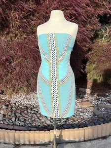 Mara Hoffman Strapless Cutout Mini Dress Size 8 - Picture 1 of 4