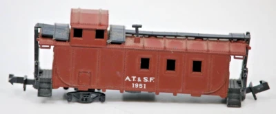 Atlas 2271 Santa Fe Brown Caboose SHELL N Scale 1:160 Gauge Vintage - Image 1 of 4
