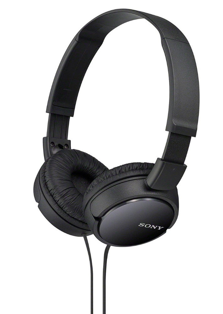 Sony MDR-ZX110 Over Ear Dynamic Stereo Headphones - Black