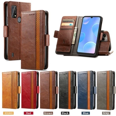 For ZTE A34 A35 Core A75 Blade A54 V60 Vita Leather Magnetic Wallet Phone Case  - Image 1 of 4