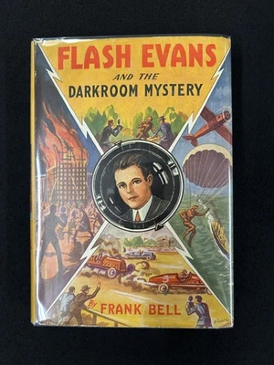 FLASH EVANS and the DARKROOM MYSTERY Cupples & Leon HCDJ - Image 1 of 4
