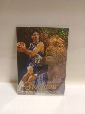 1997-98 Flair Showcase fila 1 #47 John Stockton JAZZ Foto 1 de 2
