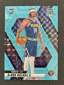 2024-25 Panini Mosaic Basketball DaRon Holmes II Fluorescent Blue /75 Nuggets - Bild 1 von 3