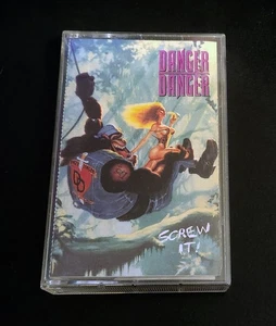 DANGER DANGER Screw It! Cassette Tape - Rock Metal Glam Hair 80s Rare VINTAGE - Picture 1 of 3
