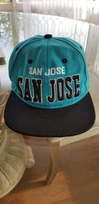 Sombrero Headline Snap Back San Jose Sharks Vintage Hockey NHL Exterior Foto 1 de 4