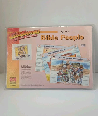 GeoSafari Learning System Bible People Games EL-8705 New And Sealed - Image 1 of 4