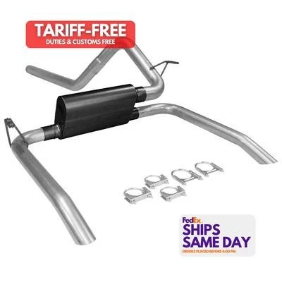 Flowmaster 17133, Kit 95-97 Camaro/Firebird Exhaust System Steel Natural Perform - Image 1 of 4