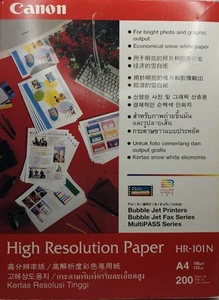 Cannon High Resolution A4 Printer Paper 106gr - 200 Sheets - Afbeelding 1 van 4