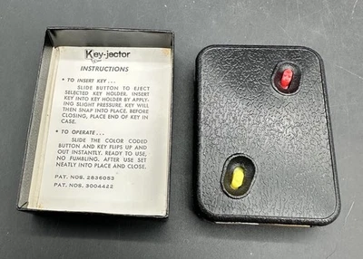 Estuche para llaves inyector de llave de colección con capacidad para 4 llaves de plástico en caja original NUEVO EN STOCK NUEVO Foto 1 de 4