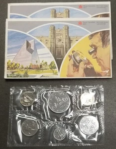 Zwei Packungen Kanada 1984 Stempelglanz Polierte Platte wie Kursmünzensätze - Bild 1 von 3