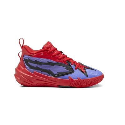 Zapatillas informales PUMA Scoot Zeros Pred con cordones jóvenes niños púrpura, rojo 3103 Foto 1 de 4