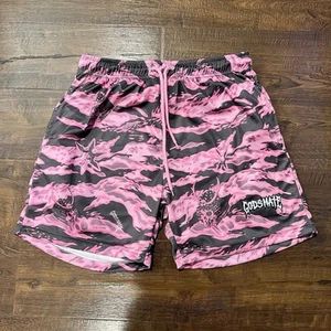 Pantalones Cortos God's Hate Samurai Talla Mediana Hardcore Twitching Tongues Hardlore - Imagen 1 de 9