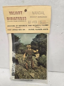 Vintage neu in Verpackung tapferer Metallmodellbausatz #161 Vandale alter barbarischer Soldat - Bild 1 von 2