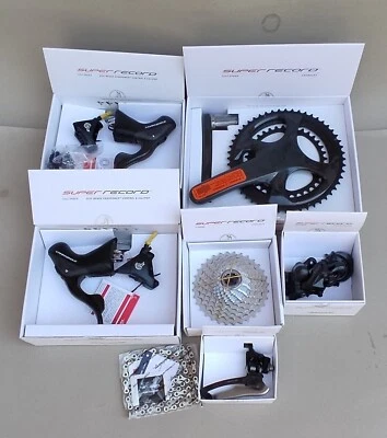 Campagnolo Super Record Groupset 2x12-speed - Hydraulic Disc Brake - Flat Mount - Image 1 of 4