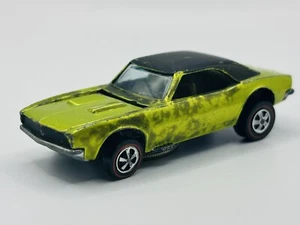 Hot Wheels Redline PERSONALIZADO CAMARO Anticongelante Interior Verde EE. UU. BASE PESTAÑA COLA PNTD - Imagen 1 de 10