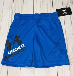 Under Armour Little Boys Pull-On Athletic Shorts Blue Size - 4 - Picture 1 of 2
